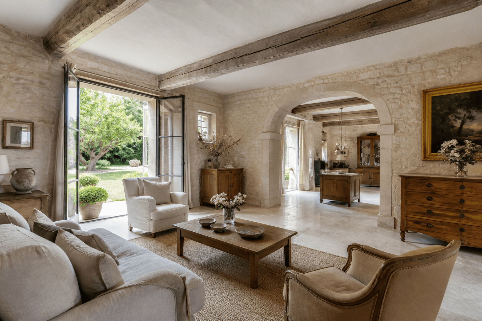 Intérieur fictif d’un mas