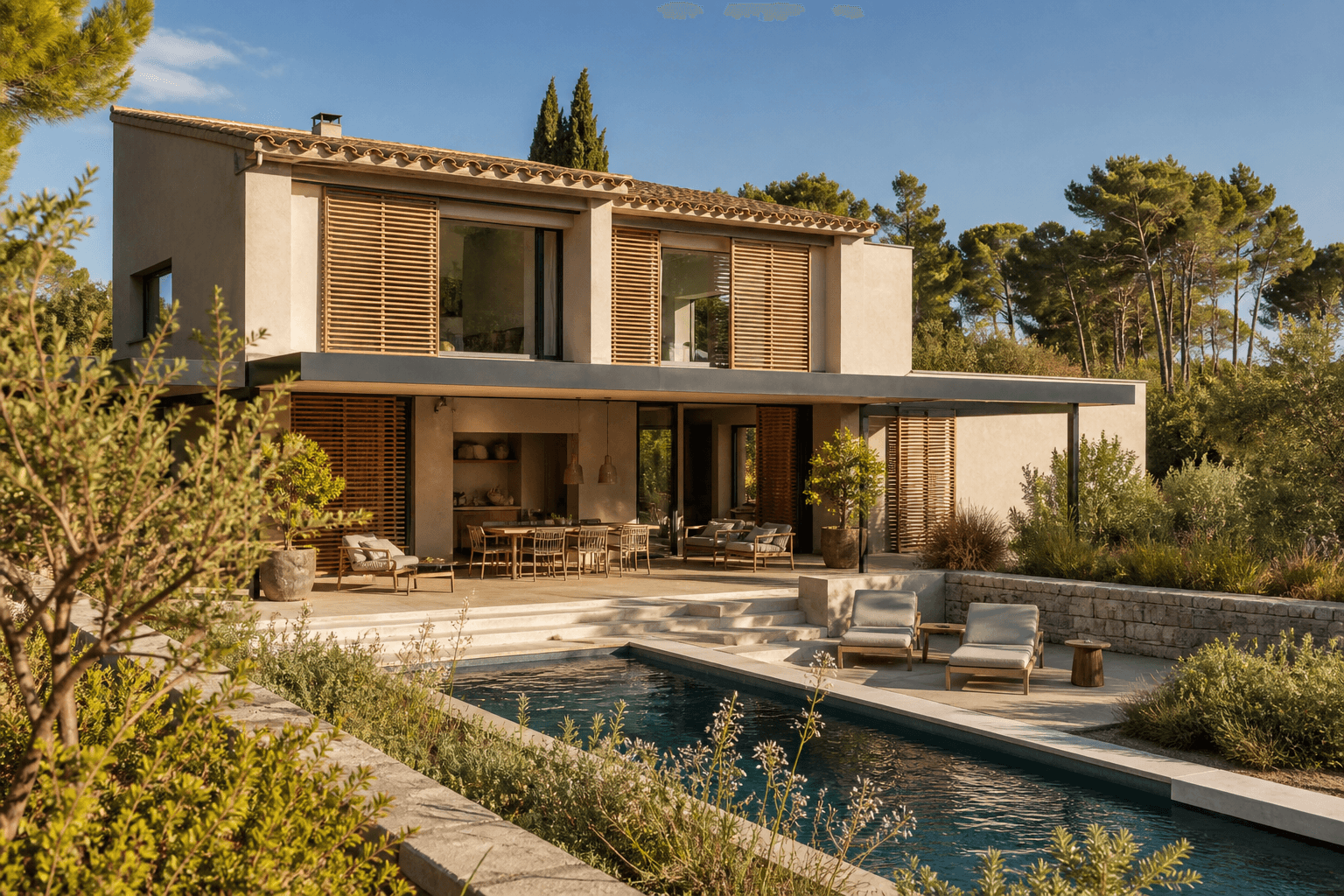 Bien immobilier fictif : Villa des Pins